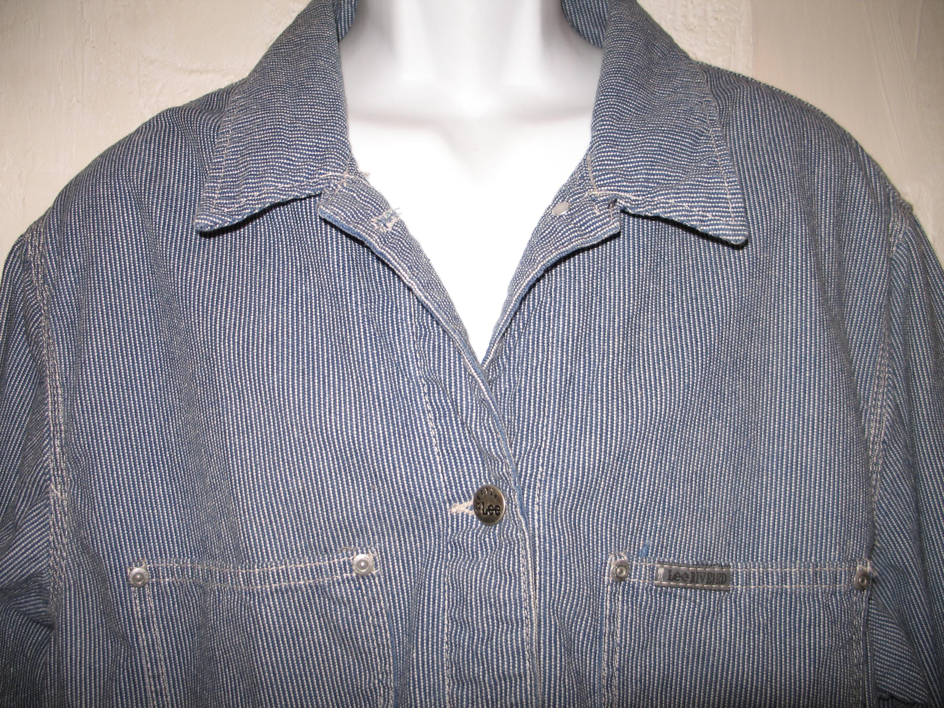 Hickory Stripe Lee Jacket Vintage - Etsy