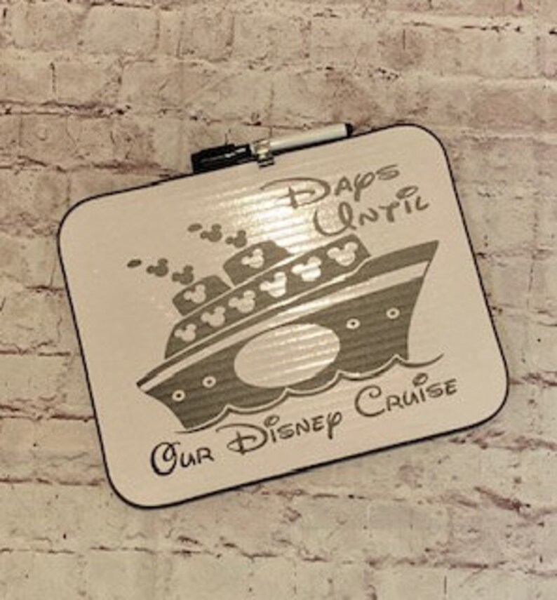 Disney countdown dry erase board Etsy