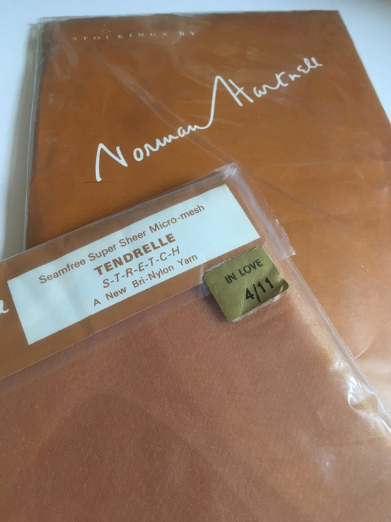 Vintage Norman Hartnell Stockings, 1960s Stockings