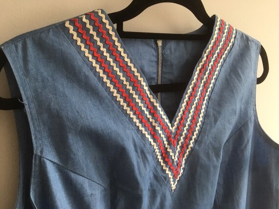 Nautical playsuit, 1970s playsuit, Nautical, 70s d