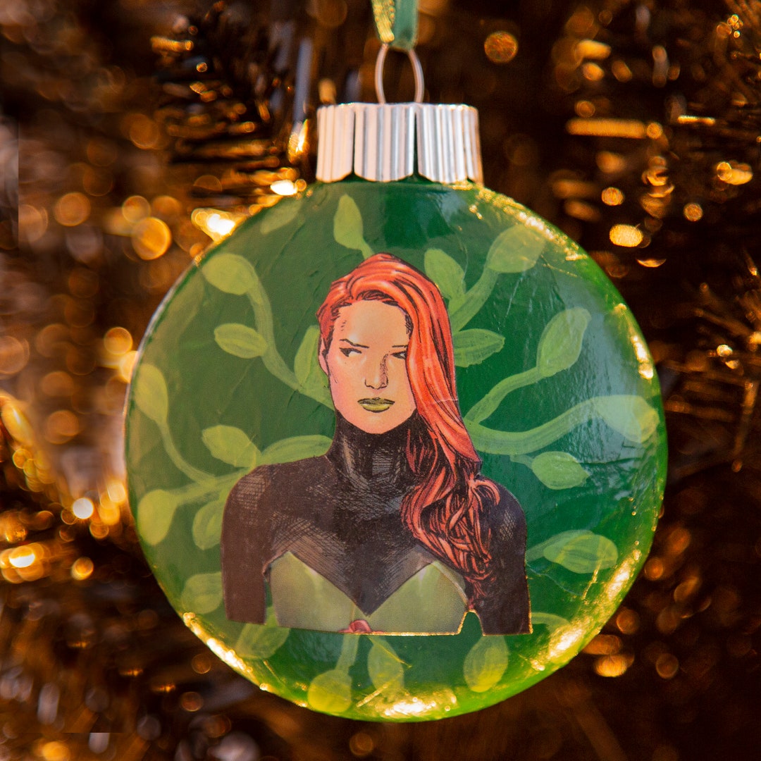 Poison Ivy Christmas Ornament Etsy