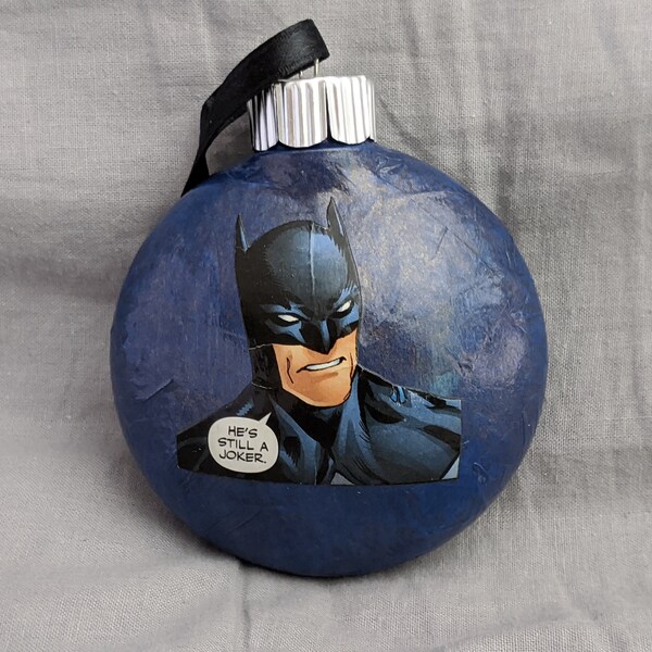 Batman superhero Christmas ornament