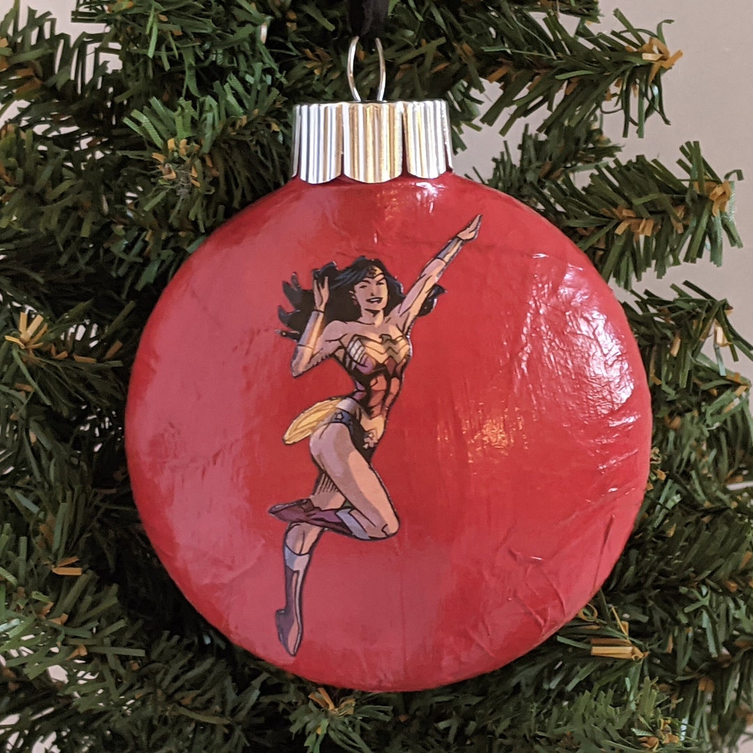 Wonder Woman Christmas Tree Ornament 