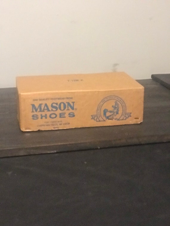Vintage Mason Shoe Box Chippewa Falls Wisconsin Year1992 - Etsy