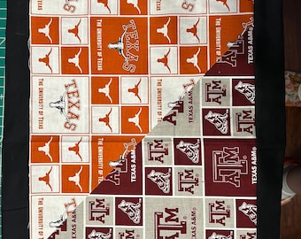 House Divided Texas Longhorns and Texas A&M Aggies Table Runner