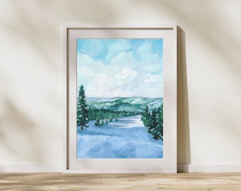 Marble Mountain Newfoundland Fine Art Print