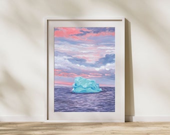 Gentle Giant Iceberg Neufundland Fine Art Print