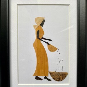 Plant fiber frames - Ethnic frames for wall decoration (x3)