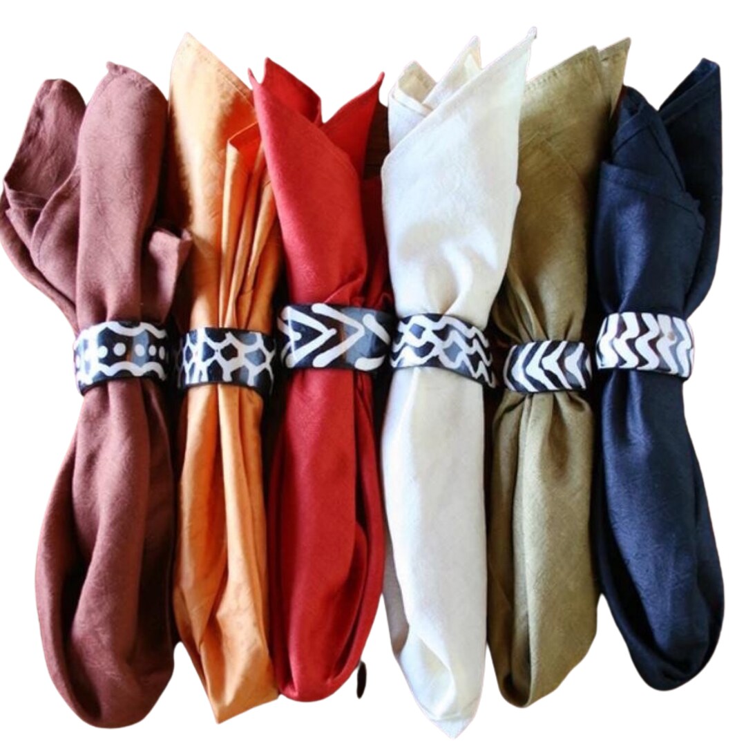 African Napkin Rings Handmade Rings for Napkins African Etsy