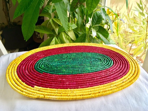 African hand sow placemat