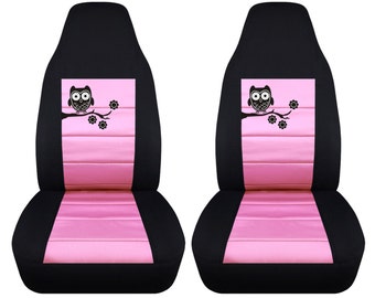 owl themed car seat and stroller