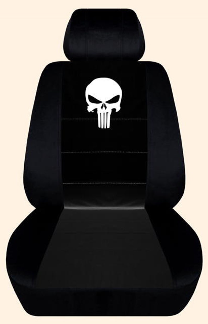 Punisher Seat Covers Choose Any Colour All Makeodels Of Cars
