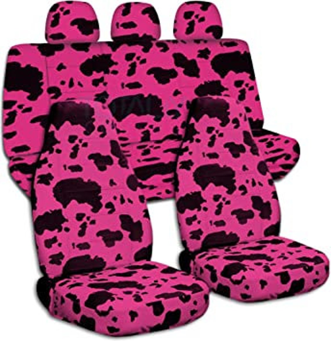 Cow Print Car Seat Covers..7 Colours...We Make For All Etsy
