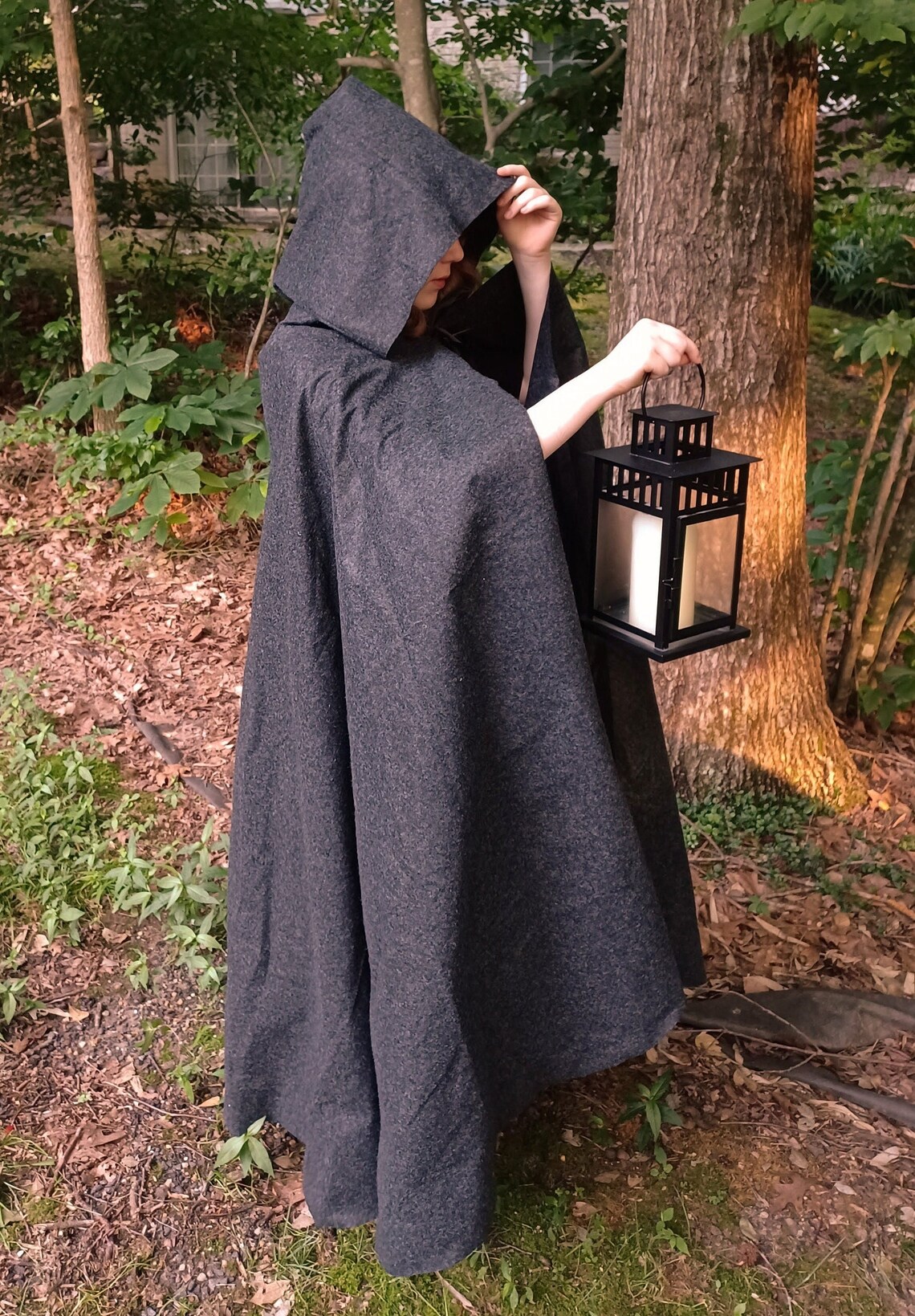 Felt Fabric Hooded Sleeveless Cloaks warm Thick Felt Fabric Etsy
