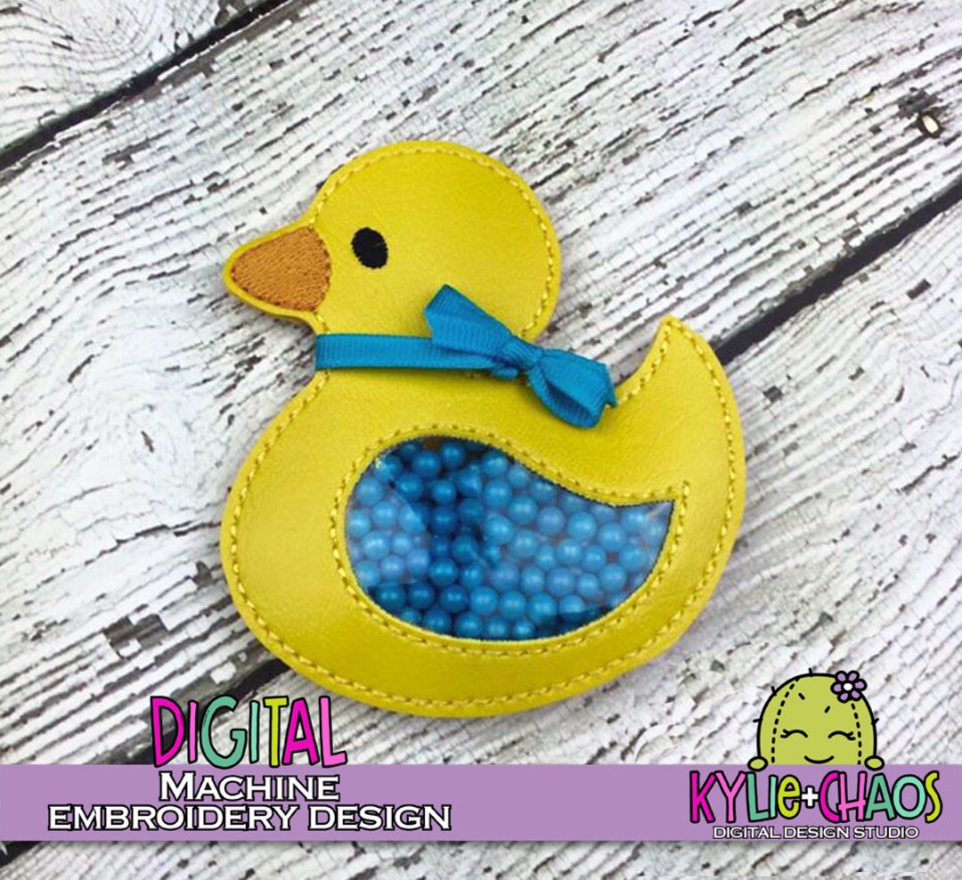 Rubber Ducking Baby Shower Candy Pouch Favor Bag Ispy Busy Book Machine ...