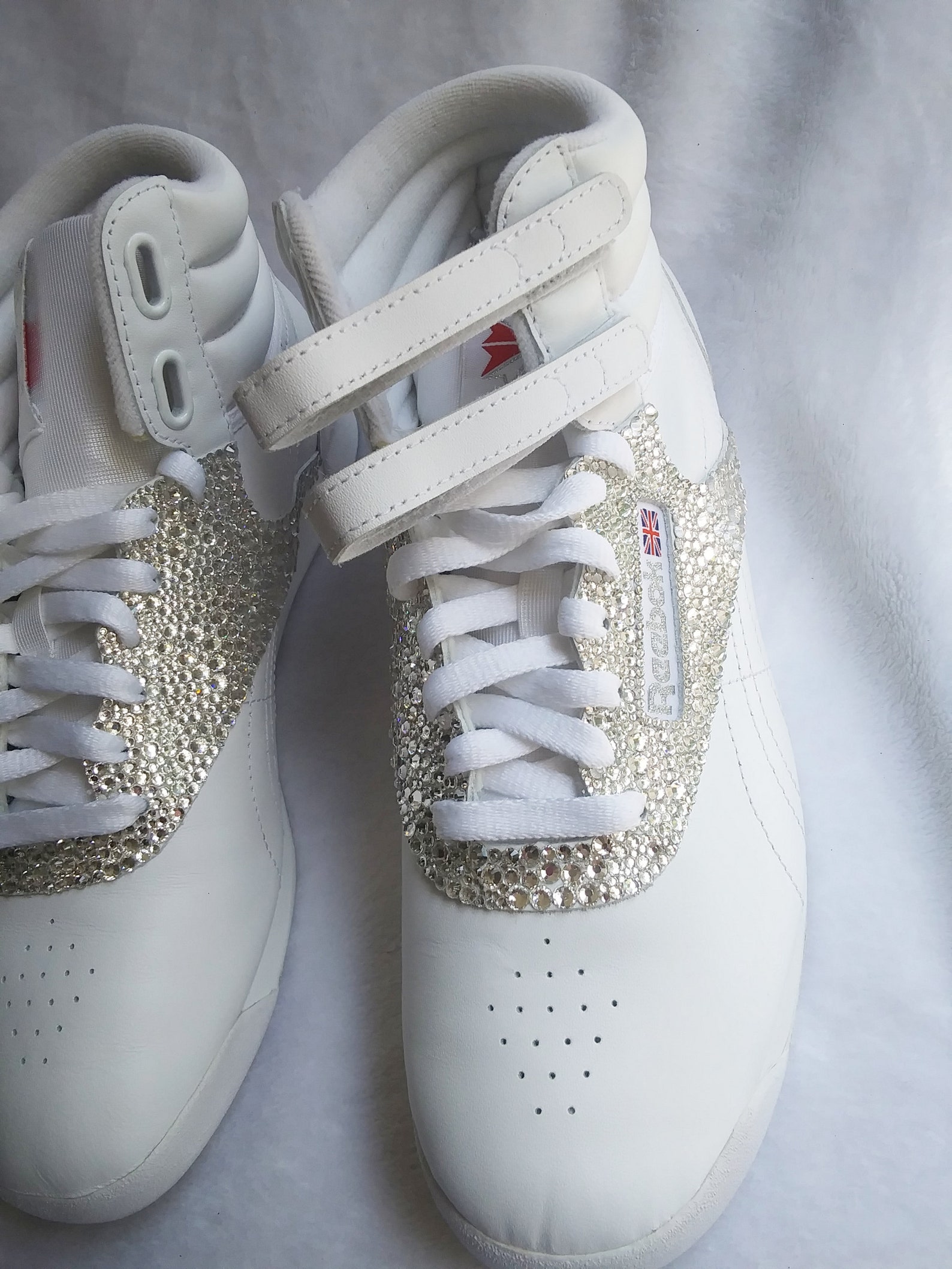 blinged out sneakers