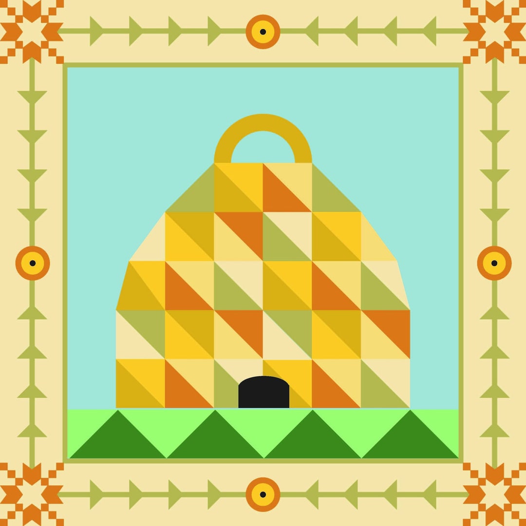 Beehive Metal Barn Quilt Etsy