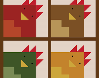 Chicken Barn Quilt Print on Metal Indoor Outdoor Wall Decor Signage UV Resistant Durable Signage Perfect for the Coop