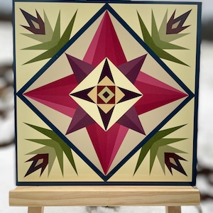 Pine Star Metal Barn Quilt