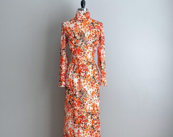 vintage 70s maxi dress