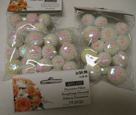 3 Bags Ashland Iridescent Sequined Decorative Fillers 14 Etsy