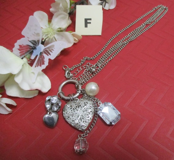 Vintage Heart Pendants/Chains: 6 Valentine Choice… - image 8