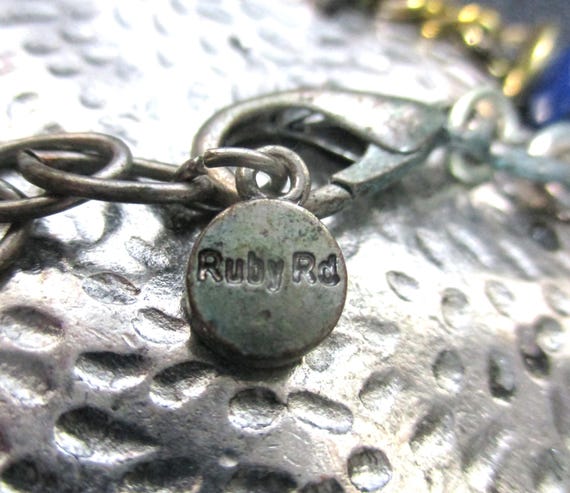 Vintage Ruby Rd Medallion /Statement Necklace & P… - image 5