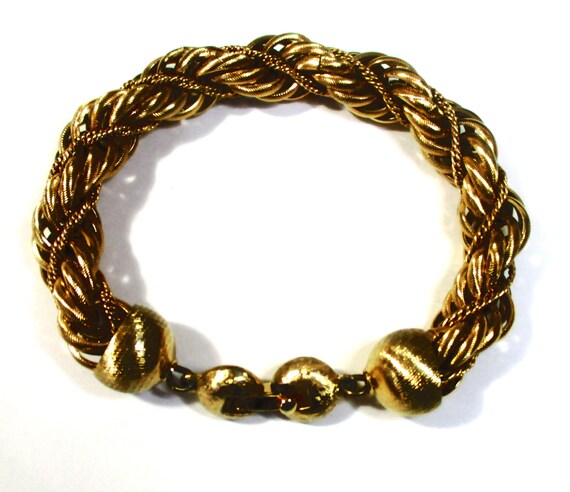 Monet, Elegant Vintage Chunky Rope Twist with Dou… - image 6