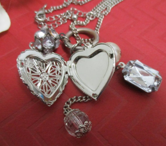 Vintage Heart Pendants/Chains: 6 Valentine Choice… - image 9