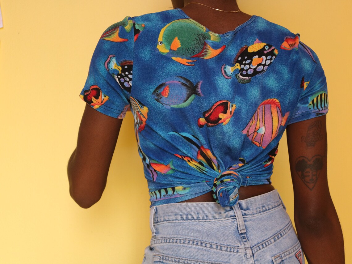 stretchy shirt from the 90s