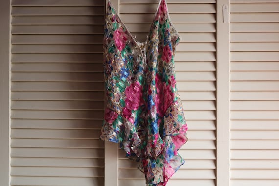 Vintage Floral Victoria Secret Teddy