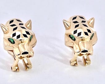 Cartier Panthere Spotted Earrings
