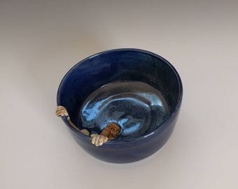 pottery bowl, handmade bowl, funny bowl, pottery bowl small, zombie bowl, pottery, bowl, pottery handmade , ceramic bowl, blue ceramic bowl