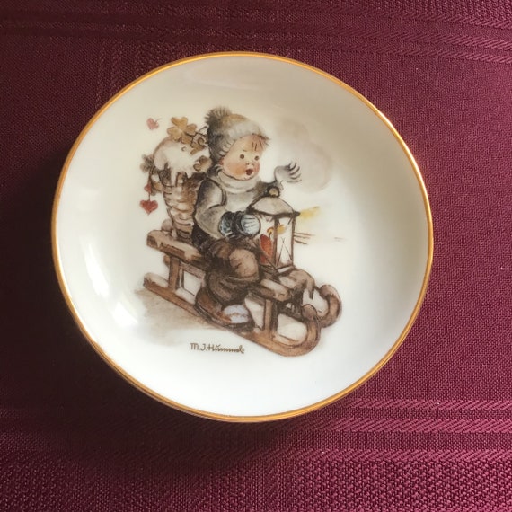 Vintage Miniature Hummel Plate/ M.J.Hummel | Etsy