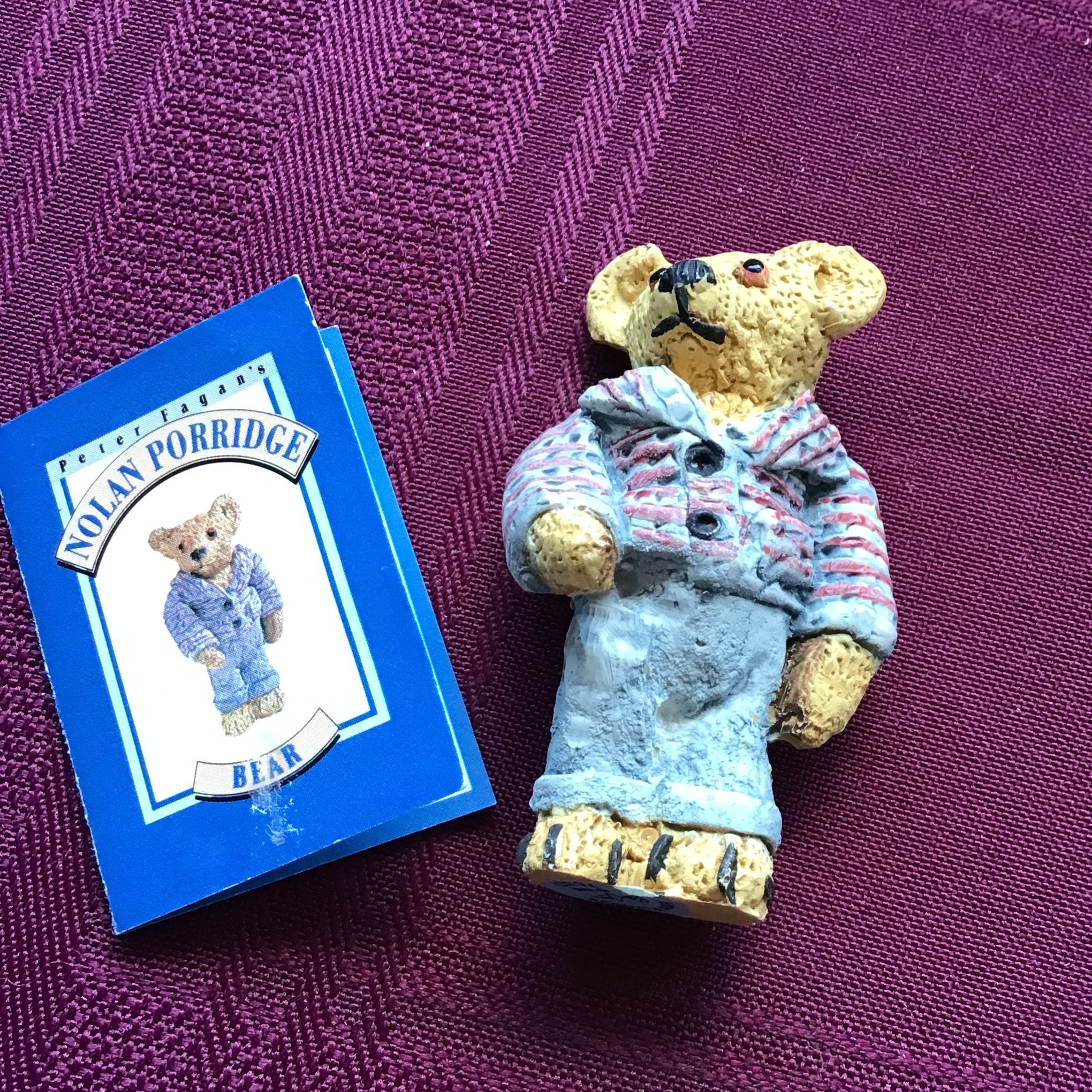 Miniatures vintage Peter Fagan ours en peluche avec boîte - France