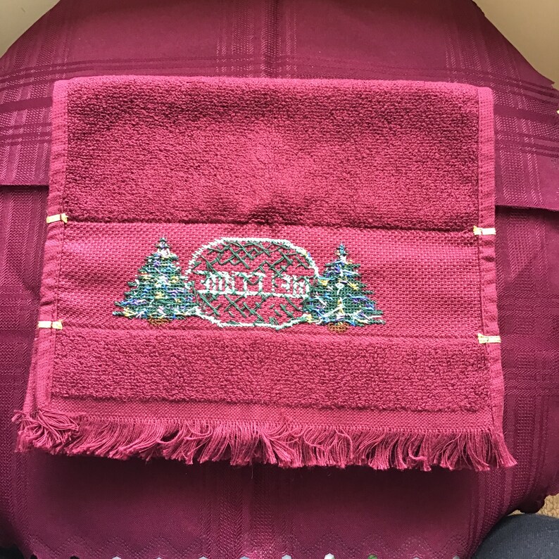 Destination craft sweet stitches hand towels