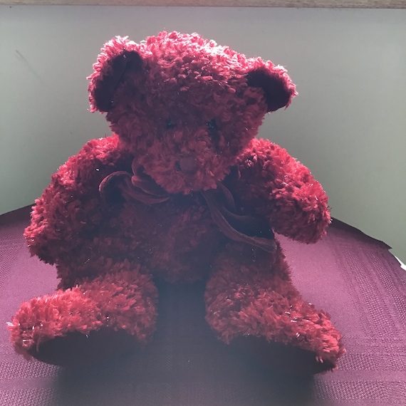 red stuffed bear