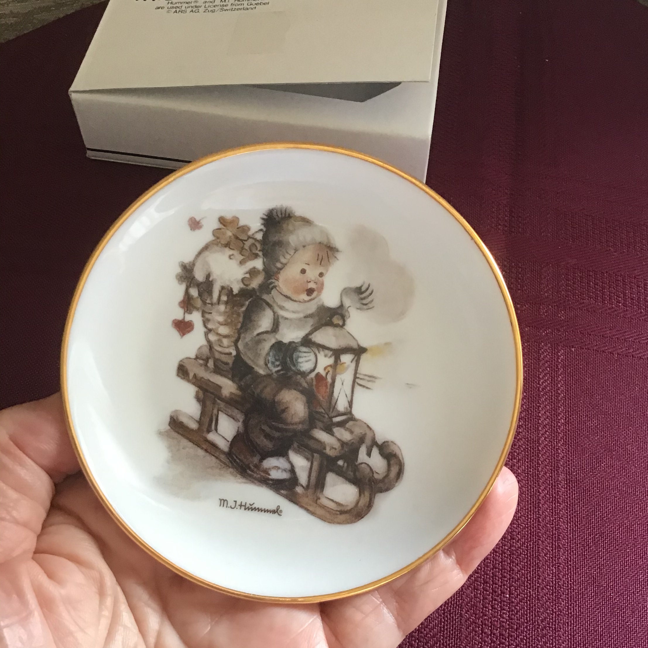 Vintage Miniature Hummel Plate/ M.J.Hummel | Etsy