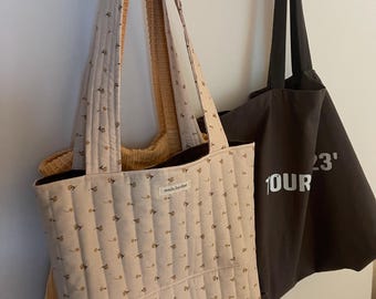 Custom Handmade Quilted Tote Bag/Shoulder bag