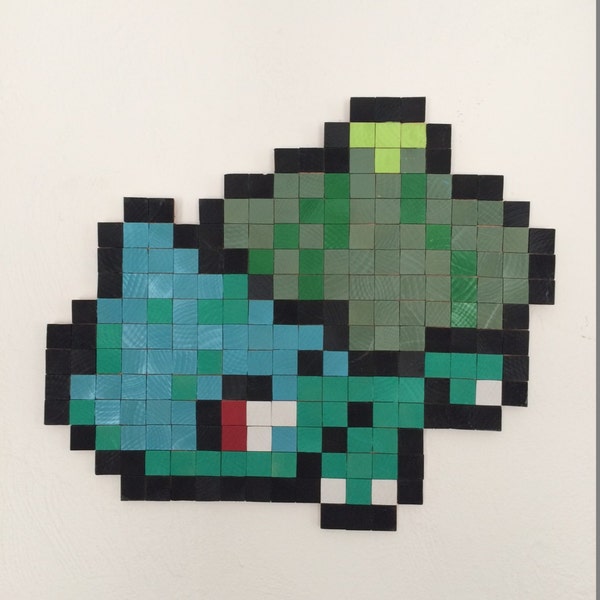 Bulbizarre Pixel Art Etsy France bulbizarre-pixel-art-etsy-france