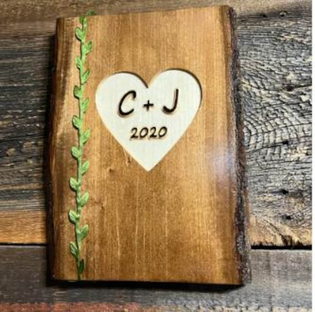 Buy Rustic Carved Wood, Wedding Sign, 5th Anniversary Gift for Husband,  Year Wooden Gift, Anniversary for Him, Her Gift for Girlfriend, Wife Online 