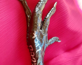 Hoodoo Chicken Foot, handpainted, Magically charged