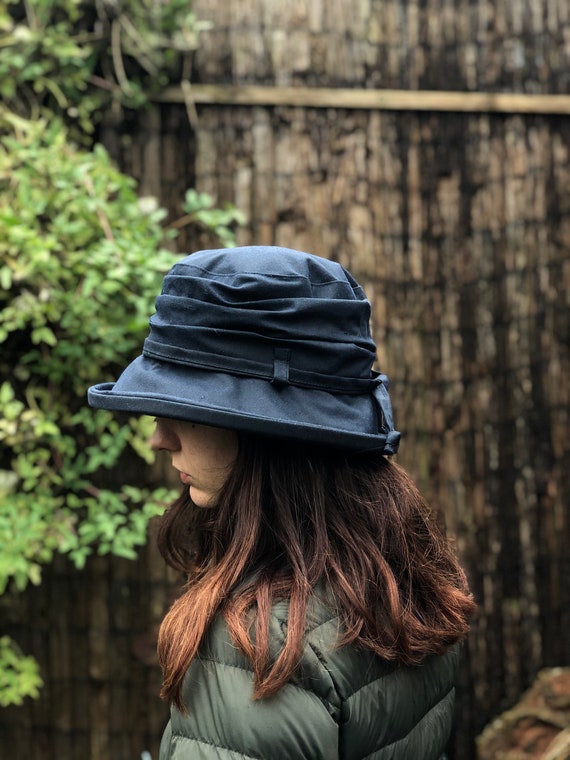 Marina Cappello da pioggia in cotone cerato britannico cappello da pioggia  da donna cappello di cotone cerato cappello impermeabile cappello pop-up cappello  impermeabile da donna -  Italia