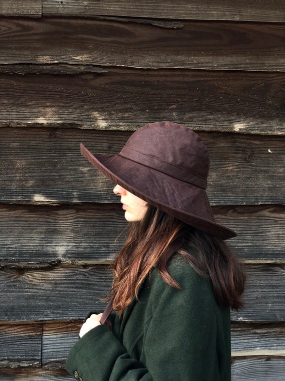 chapeau de pluie femme motif tartan anglais