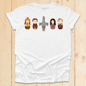 Firefly Serenity Kokeshi Inspired Unisex T-shirts