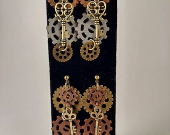 Steampunk Style Earrings