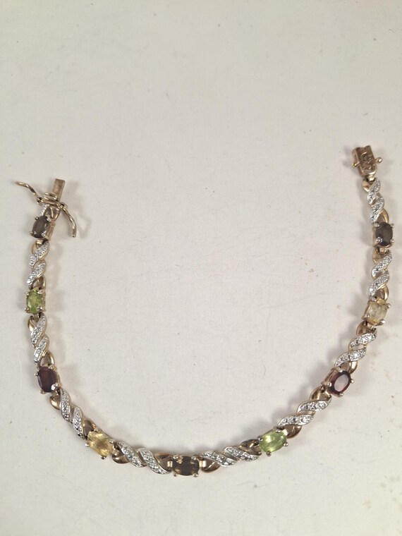 Gold Multi Stone bracelet - image 2