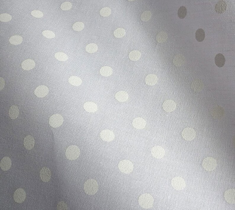 CRS Stoff – Bedruckter Polycotton, Punktiert, Orange, 1 Meter