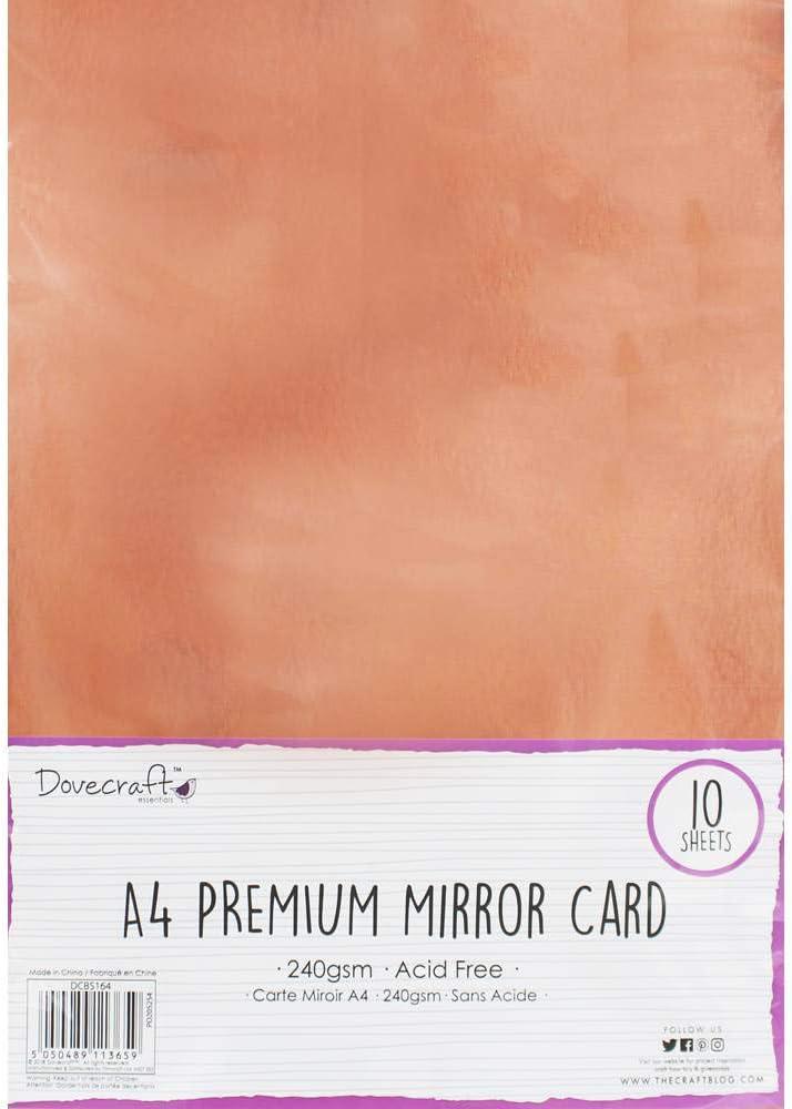 Dovecraft A4 Premium Mirror Card, 240gsm, Rose Gold, 10 Sheets per Pack - Simply Sew Crafty - Etsy Dovecraft A4 Premium Mirror Card, 240gsm, Rose Gold, 10 Sheets per Pack - Simply Sew Crafty - Etsy