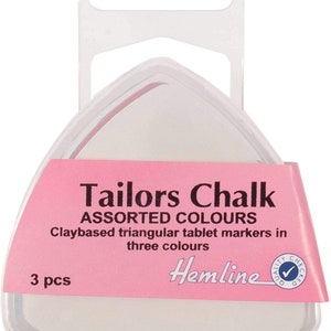 Hemline Tailors Chalk: 3er-Pack verschiedene Farben von Simply Sew Crafty™